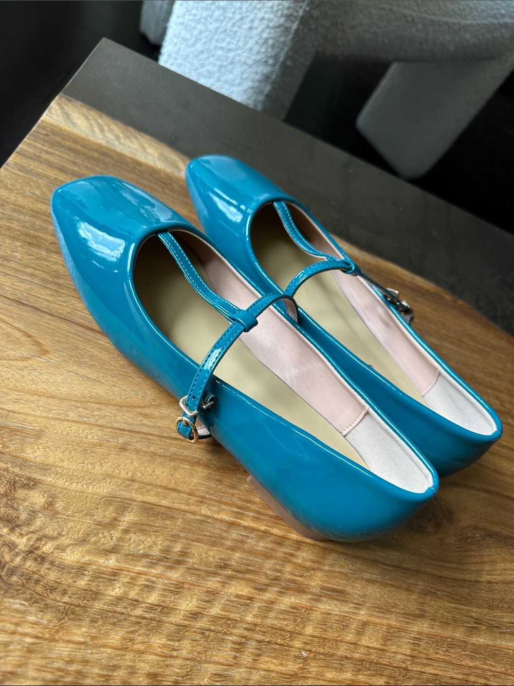 C Paravano T Strap Patent Leather Mary Jane’s Size 8.5 - Picture 8 of 10